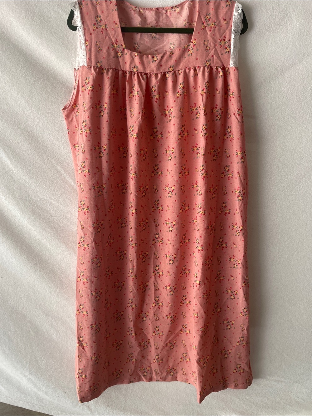 Pink Floral Sleeveless Sundress
